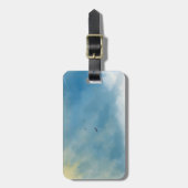 Étiquette À Bagage Dual-Sided Sunrise & Sunset Sky (Devant Vertical)