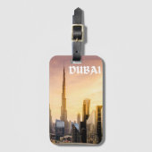 Étiquette À Bagage Dubaï (Devant Vertical)