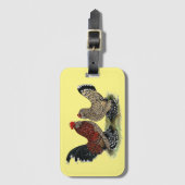 Étiquette À Bagage D'Uccle Bantams : Mille Fleur (Devant Vertical)