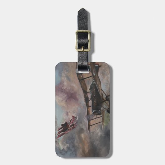 Étiquette À Bagage Duel 1917 (Devant Vertical)