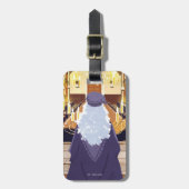 Étiquette À Bagage Dumbledore Parlant dans la grande salle Hogwarts (Devant Vertical)