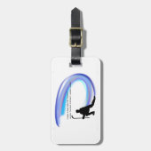 ÉTIQUETTE À BAGAGE DUR LABEUR (Devant Vertical)