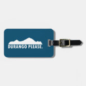 Étiquette À Bagage Durango S'Il Vous Plaît (Devant horizontal)