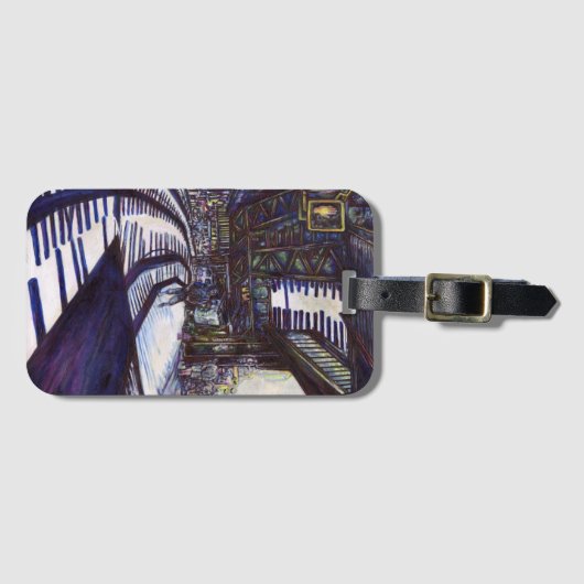 Étiquette À Bagage Dusting the Piano (Devant Horizontal)