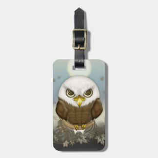Étiquette À Bagage Eagle chauve mignon