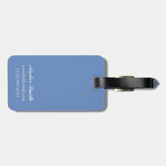 Étiquette À Bagage Eagle chauve plongeant - Valdez, Alaska (Dos horizontal)