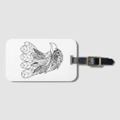 Étiquette À Bagage Eagle inspiré (Devant Horizontal)