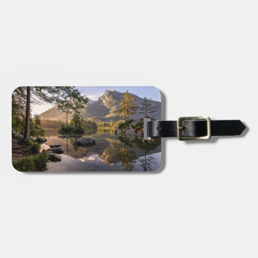 Étiquette À Bagage Eau | Lac Hintersee Berchtesgaden Allemagne (Devant horizontal)