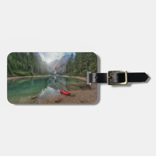 Étiquette À Bagage Eau | Lac Tyrol du Sud, Italie (Devant horizontal)