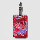 ÉTIQUETTE À BAGAGE EAU LILY POND (Devant Vertical)