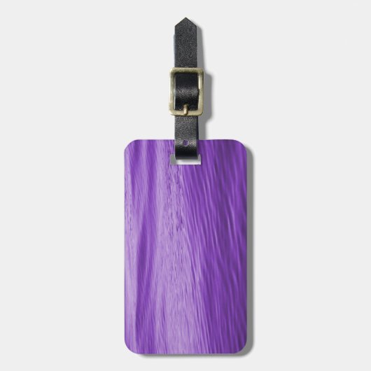 Étiquette À Bagage Eau pourpre (Devant Vertical)