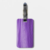 Étiquette À Bagage Eau pourpre (Dos Vertical)