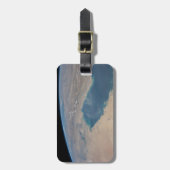 Étiquette À Bagage Eaux Bleues Tropicales Du Golfe Persique. (Devant Vertical)