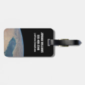 Étiquette À Bagage Eaux Bleues Tropicales Du Golfe Persique. (Dos horizontal)