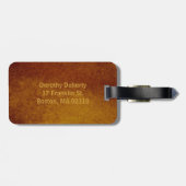 Étiquette À Bagage Échelles d'étiquette de bagage de la justice | (Dos horizontal)