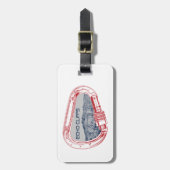 Étiquette À Bagage Echo Cliffs California Rock Escalade Carabiner (Devant Vertical)