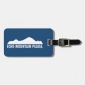Étiquette À Bagage Echo Mountain S'Il Vous Plaît (Devant horizontal)