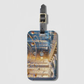 Étiquette À Bagage Echos de '73 : Le Labyrinthe de Chronos Ocean (Devant Vertical)