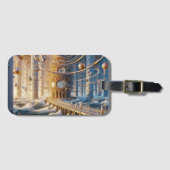 Étiquette À Bagage Echos de '73 : Le Labyrinthe de Chronos Ocean (Devant Horizontal)