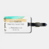 Étiquette À Bagage Échouons-le ! Étiquette de bagage (Dos horizontal)