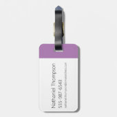 Étiquette À Bagage Éclairage de la chaudière (Dos Vertical)