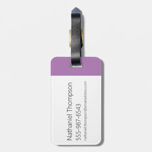 Étiquette À Bagage Éclairage de la chaudière (Dos Vertical)