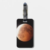 Étiquette À Bagage éclipse de la lune (Dos Vertical)