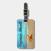 Étiquette À Bagage Écorce des îles Caïmans (Devant Vertical)