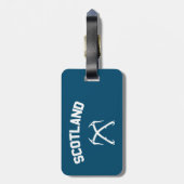 Étiquette À Bagage Ecosse Escalade de glace (Dos Vertical)