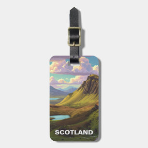 Étiquette À Bagage Écosse Scotland Highlands Travel