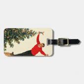 Étiquette À Bagage Écrimage de l'arbre (Devant horizontal)