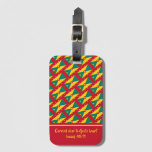 Étiquette À Bagage Écriture chrétienne GRENADA FLAG Isaiah