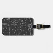 Étiquette À Bagage Écritures chimiques (Devant horizontal)