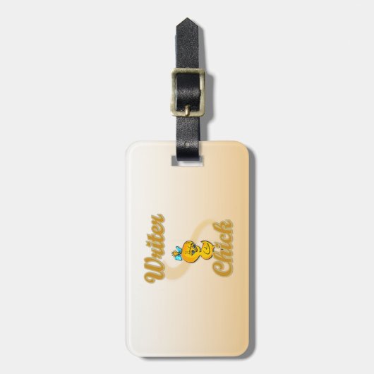 Étiquette À Bagage Écrivain Chick (Devant Vertical)