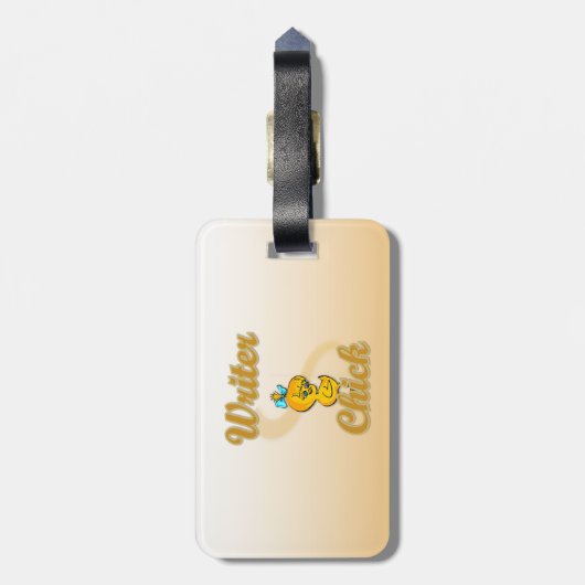 Étiquette À Bagage Écrivain Chick (Dos Vertical)
