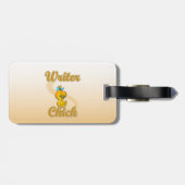 Étiquette À Bagage Écrivain Chick (Dos horizontal)