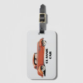 ÉTIQUETTE À BAGAGE ECROU (Devant Vertical)