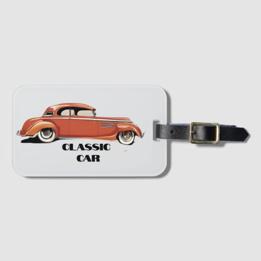 ÉTIQUETTE À BAGAGE ECROU (Devant Horizontal)