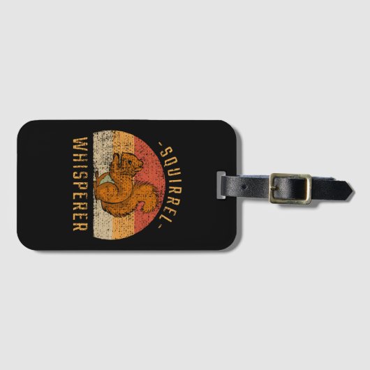 Étiquette À Bagage Écureuil - Écureuil (Devant Horizontal)