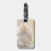 Étiquette À Bagage Écureuil pelucheux mignon (Dos Vertical)