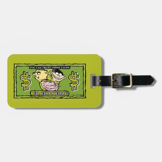 Étiquette À Bagage Ed, Edd, n Eddy Dollar Bill (Devant horizontal)