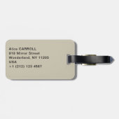 Étiquette À Bagage Edgar Degas - Ballet à l'Opéra de Paris (Dos horizontal)