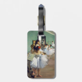 Étiquette À Bagage Edgar Degas - Classe de danse - Code QR (Dos Vertical)