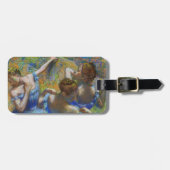 Étiquette À Bagage Edgar Degas - Danseurs Bleus (Devant horizontal)