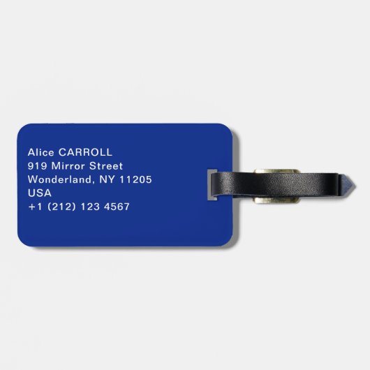 Étiquette À Bagage Edgar Degas - Danseurs Bleus (Dos horizontal)