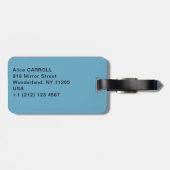 Étiquette À Bagage Edgar Degas - Danseurs en bleu (Dos horizontal)