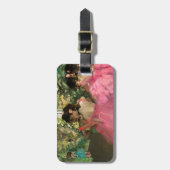 Étiquette À Bagage Edgar Degas - Danseurs en rose (Devant Vertical)