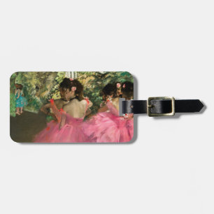 Étiquette À Bagage Edgar Degas - Danseuses en rose