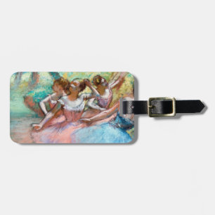 Étiquette À Bagage Edgar Degas - Quatre ballerines sur scène