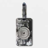 Étiquette À Bagage Édition grise drôle de forme physique de (Dos Vertical)